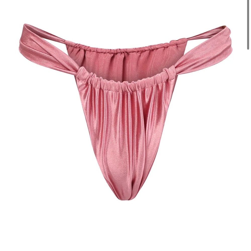 Divino Seas “Ana De Bretana” Bikini Bottoms in Deep Blush